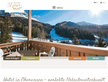 Tablet Screenshot of hotel-mayr-obereggen.com